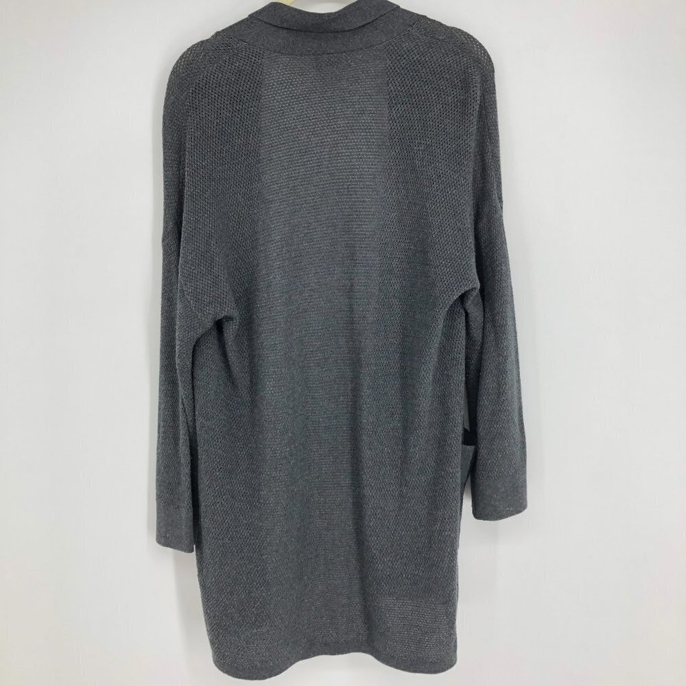 Aritzia Wilfred Grey Knit Copernic Silk Cashmere Open Cardigan size XXS - Picture 5 of 16
